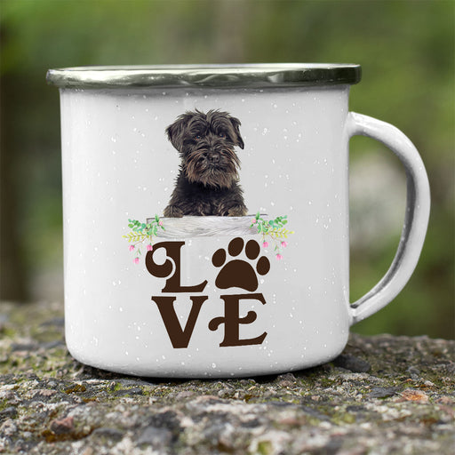 LOVE-Schnauzer Stainless Steel Camping Mug - Mug Project | Funny Coffee Mugs, Unique Wine Tumblers & Gifts