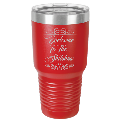 Insulated Tumbler, Insulated Tumbler with Lid, Stainless Steel Tumbler, Thermal Tumbler, Stainless Steel Cups, Welcome To The Show - Mug Project