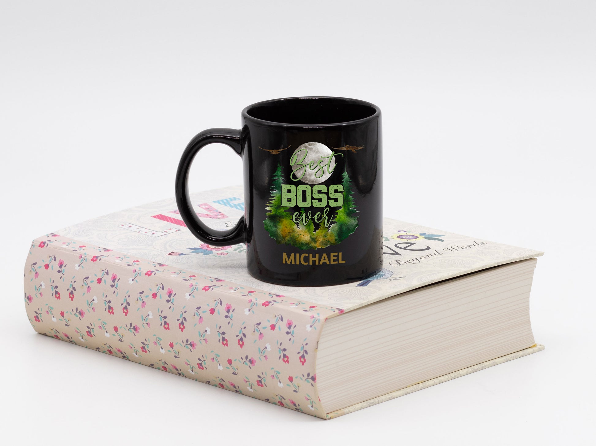 Best Boss Ever Black Coffee Mug, Boss Mug, Personalized Mug, Work Gift - Mug Project