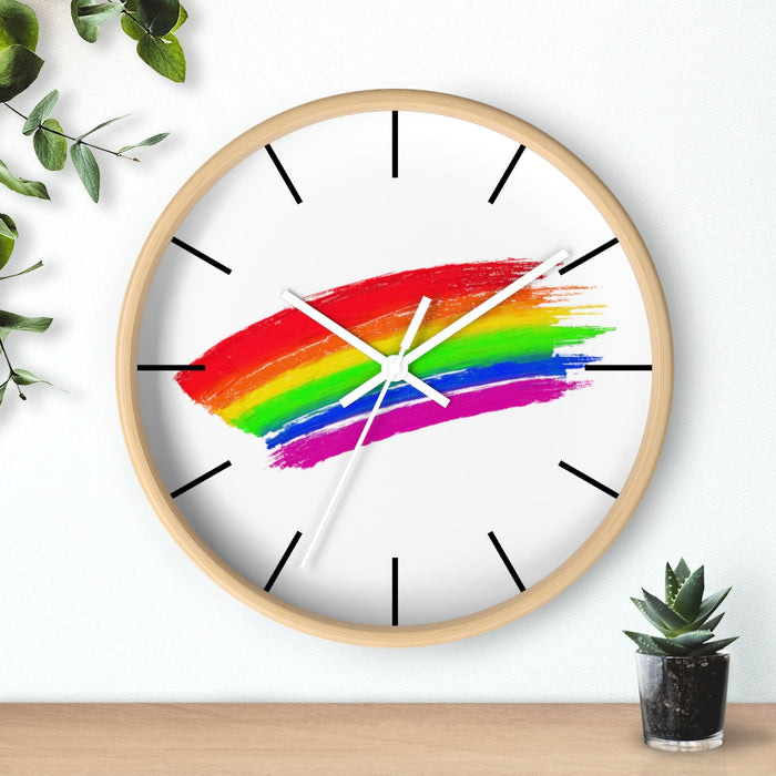 Wall clock, Rainbow Wall Clock, Silent Clock - Mug Project