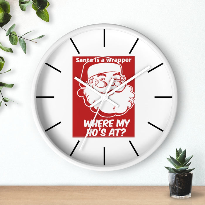 Wall clock, Silent clock, Home Decor Clock Santa - Mug Project