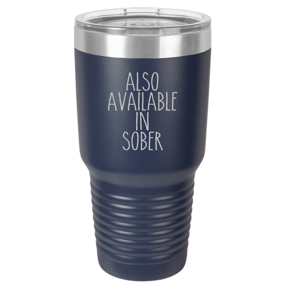 Tumbler with Lid, Stainless Steel Tumbler, Thermal Tumbler, Stainless Steel Cups, Insulated Tumbler, Also Available In Sober - Mug Project