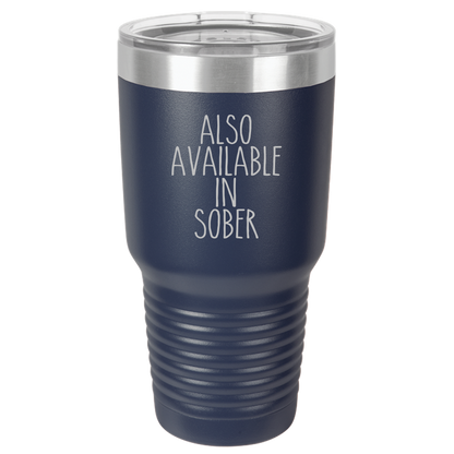 Tumbler with Lid, Stainless Steel Tumbler, Thermal Tumbler, Stainless Steel Cups, Insulated Tumbler, Also Available In Sober - Mug Project