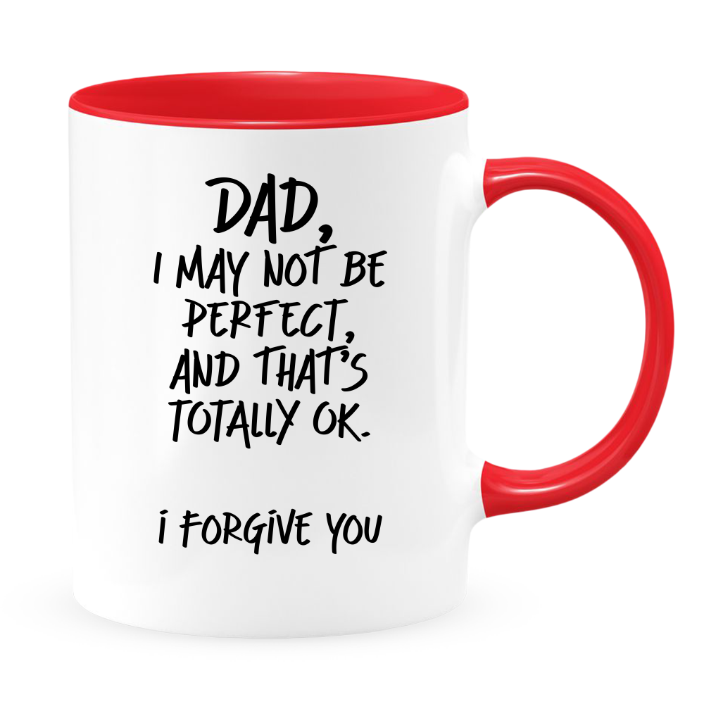 I Forgive You | Colored Inside and Handle Mug - Mug Project