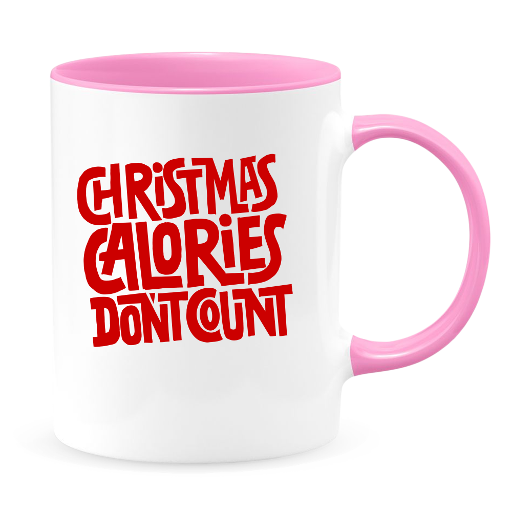 Ceramic White Coffee Mug Calorie Count Holiday Mug Best Christmas Mug - Mug Project