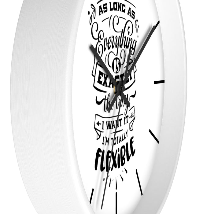 Wall clock, Home Decor Clock, Silent Clock, As long as everything is exactly - Mug Project