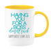 Doesn't Suck White Coffee Mug With Colored Inside & Handle - Mug Project