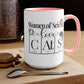 Two-Tone Coffee Mugs, 15oz Ceramic Mug, Women of Science - Mug Project