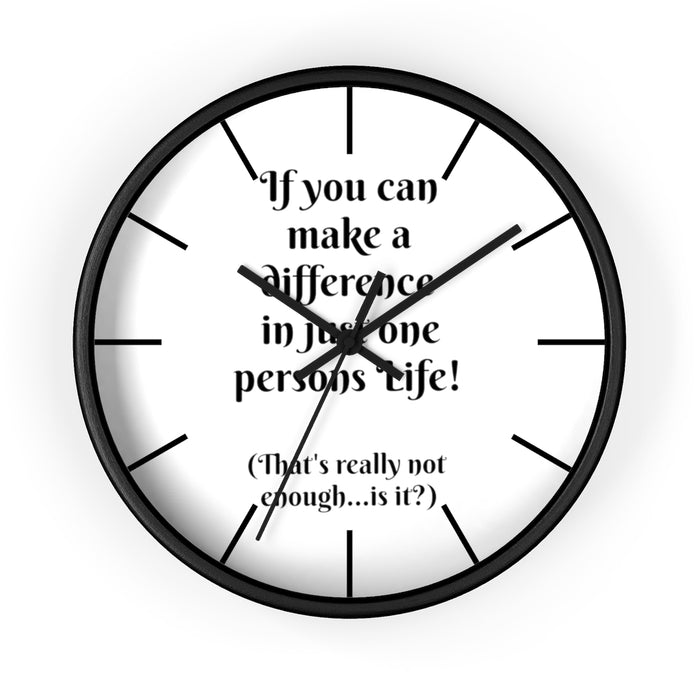 Wall clock, Funny Wall Clock, Home Decor Clock, If You Can - Mug Project