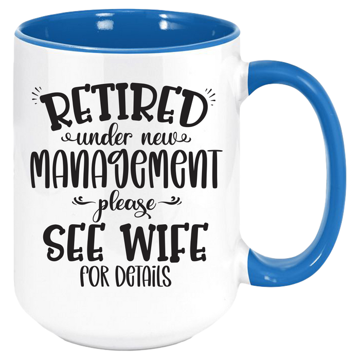 Coffee Mug, Printed Mug, Coffee Cup, Tea Mug, Graphic Mug, Retired Coffee Mug - Mug Project