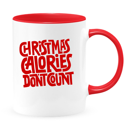 Ceramic White Coffee Mug Calorie Count Holiday Mug Best Christmas Mug - Mug Project