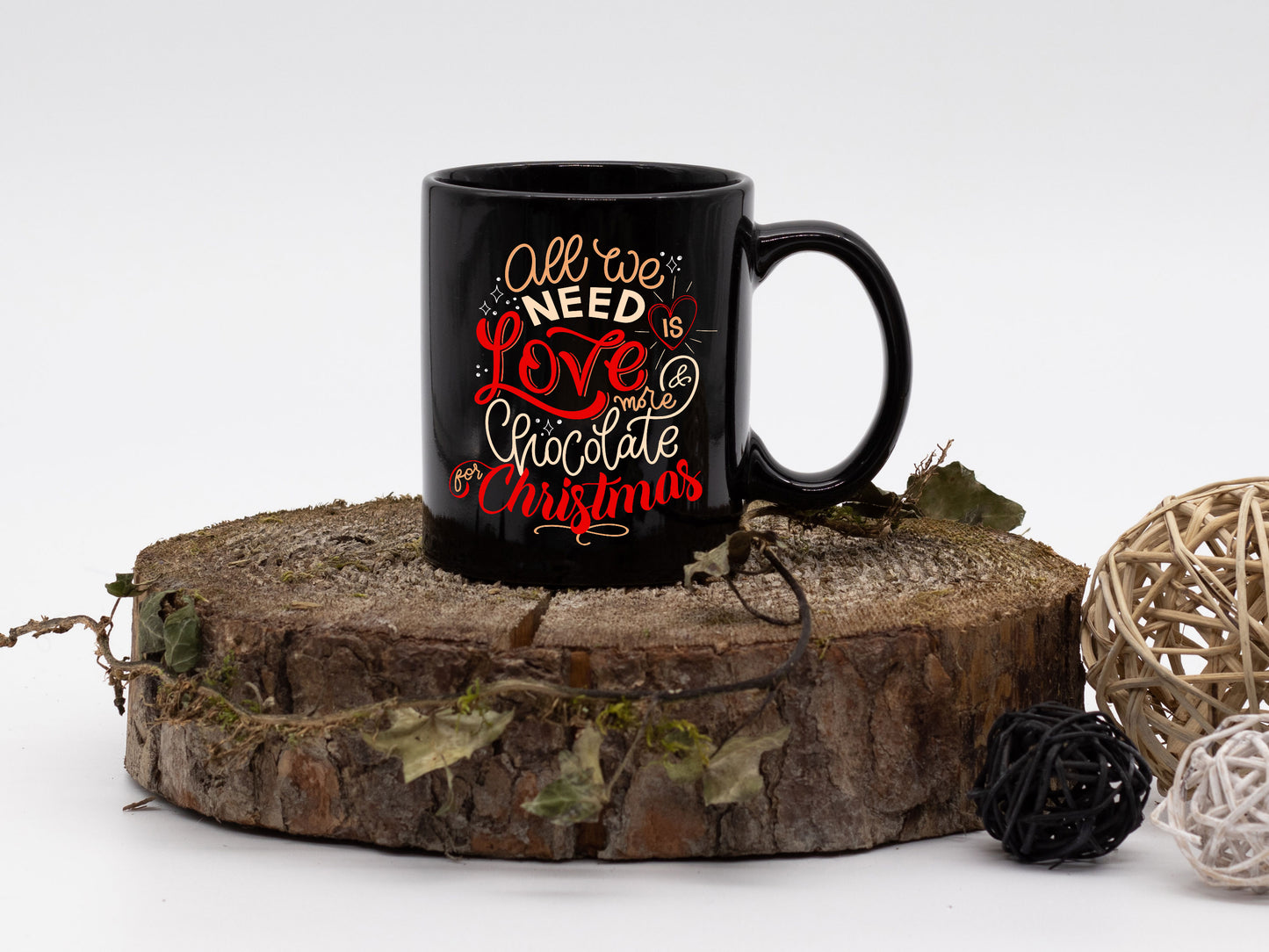 Ceramic Coffee Mug, All We Need, Tea Cup, Holiday Mug, Best Christmas Mug - Mug Project