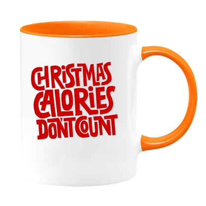 Ceramic White Coffee Mug Calorie Count Holiday Mug Best Christmas Mug - Mug Project