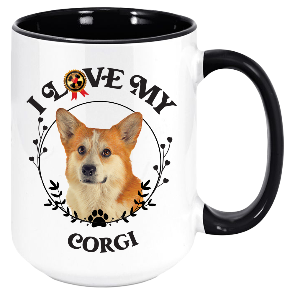 Corgi Coffee Mug Custom Pet Mug Gift For Coffee Fans Pet Coffee Mug Large Coffee Cup