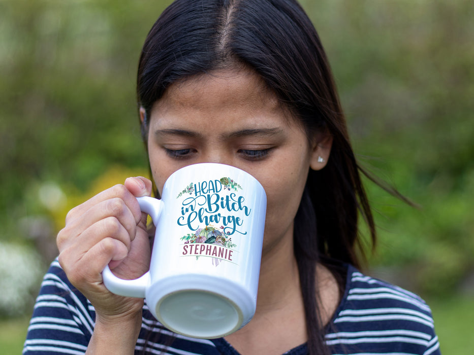 Head - Bitch White Coffee Mug - Mug Project