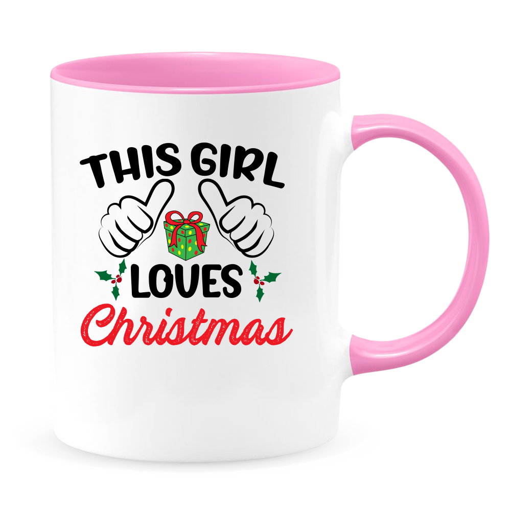 This Girl White Coffee Mug With Colored Inside & Handle - Mug Project | Funny Coffee Mugs, Unique Wine Tumblers & Gifts