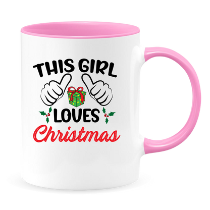 This Girl White Coffee Mug With Colored Inside & Handle - Mug Project | Funny Coffee Mugs, Unique Wine Tumblers & Gifts