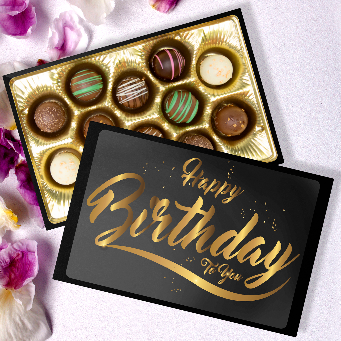 Chocolate Truffles, Happy Birthday Chocolates - Mug Project