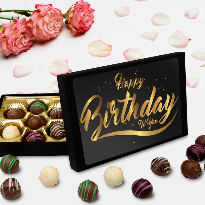 Chocolate Truffles, Happy Birthday Chocolates - Mug Project