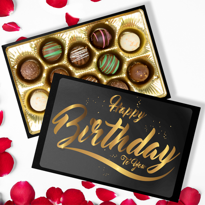 Chocolate Truffles, Happy Birthday Chocolates - Mug Project