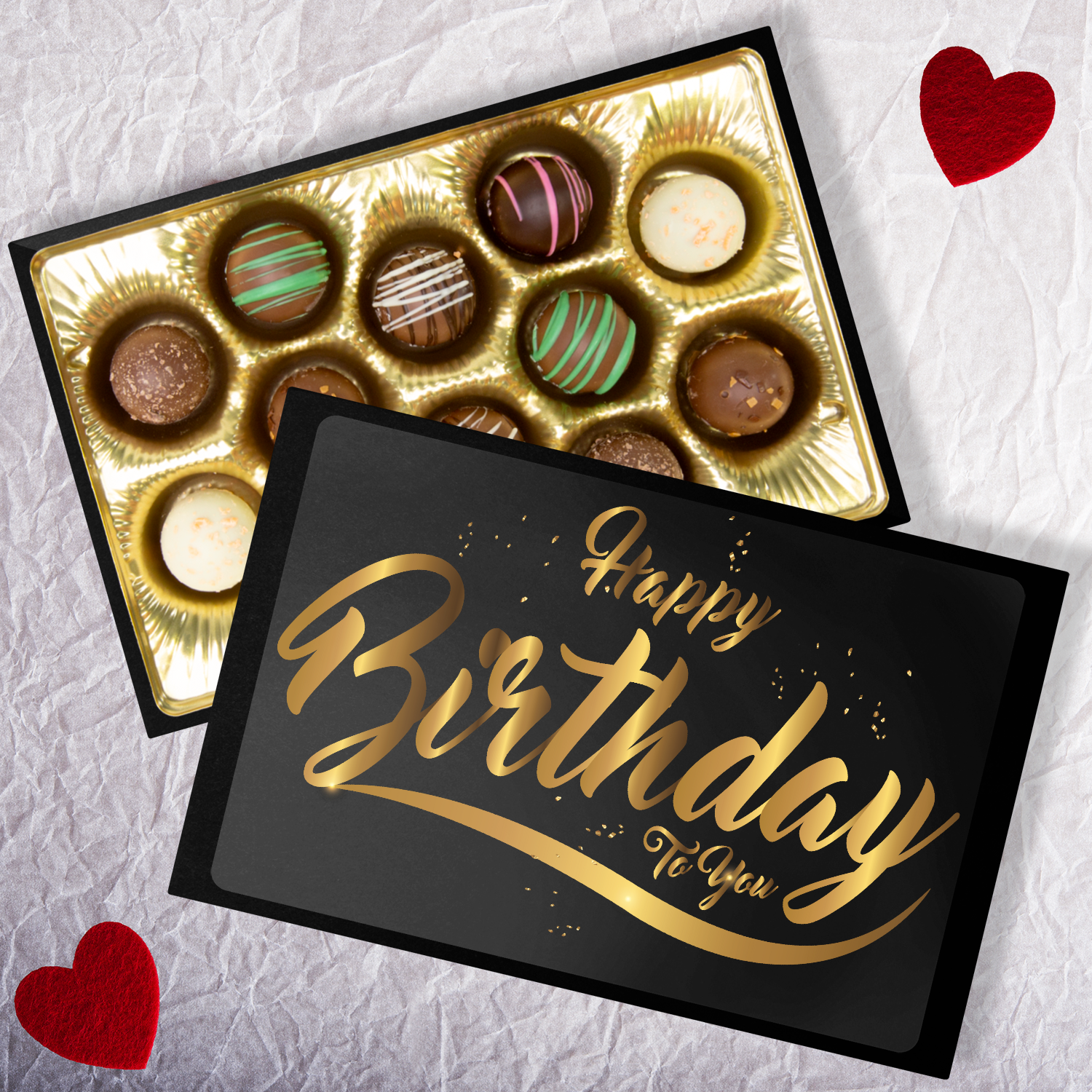 Chocolate Truffles, Happy Birthday Chocolates - Mug Project