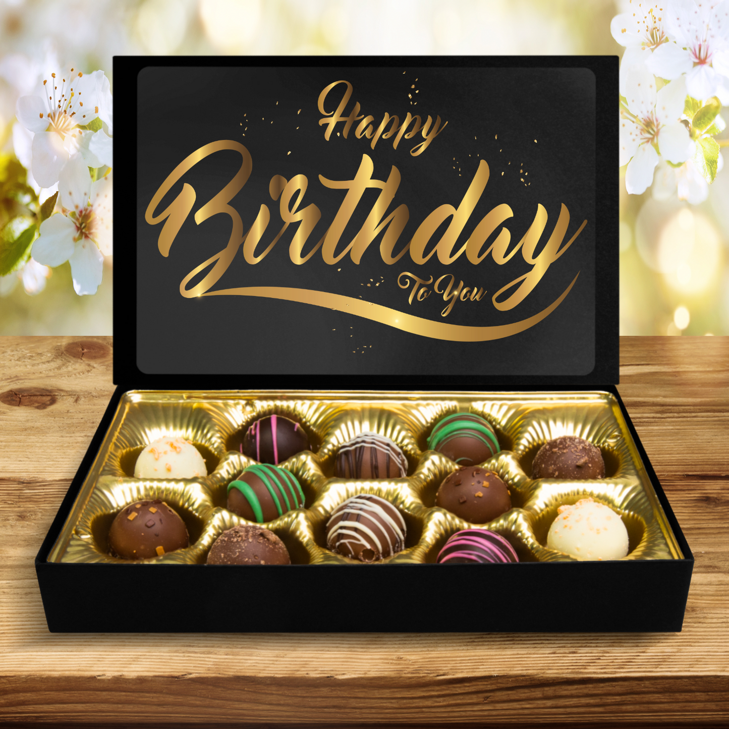 Chocolate Truffles, Happy Birthday Chocolates - Mug Project