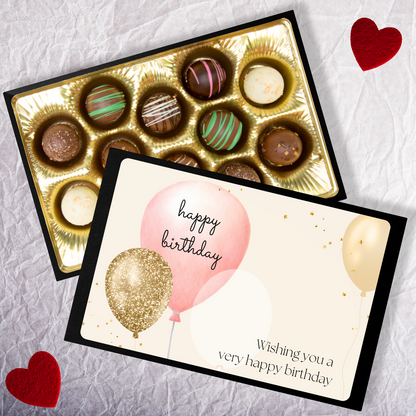 Chocolates, Hand Made Truffles, Wishing You a Happy Birthday - Mug Project