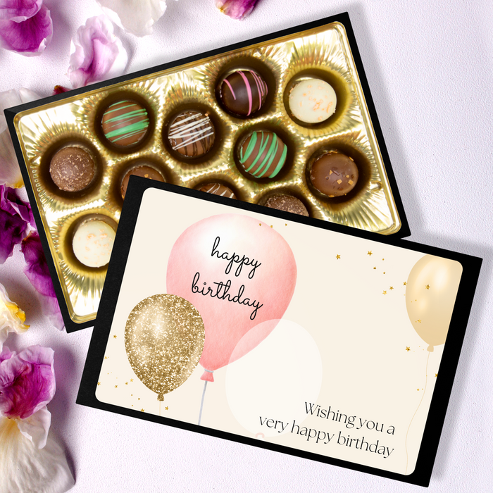 Chocolates, Hand Made Truffles, Wishing You a Happy Birthday - Mug Project