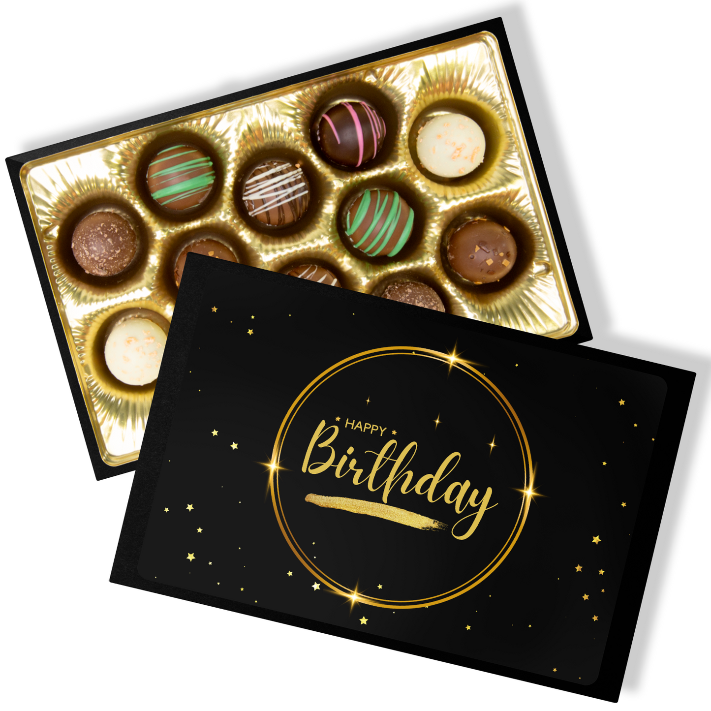 Happy Birthday, Birthday Chocolates, Black Box Chocolates - Mug Project