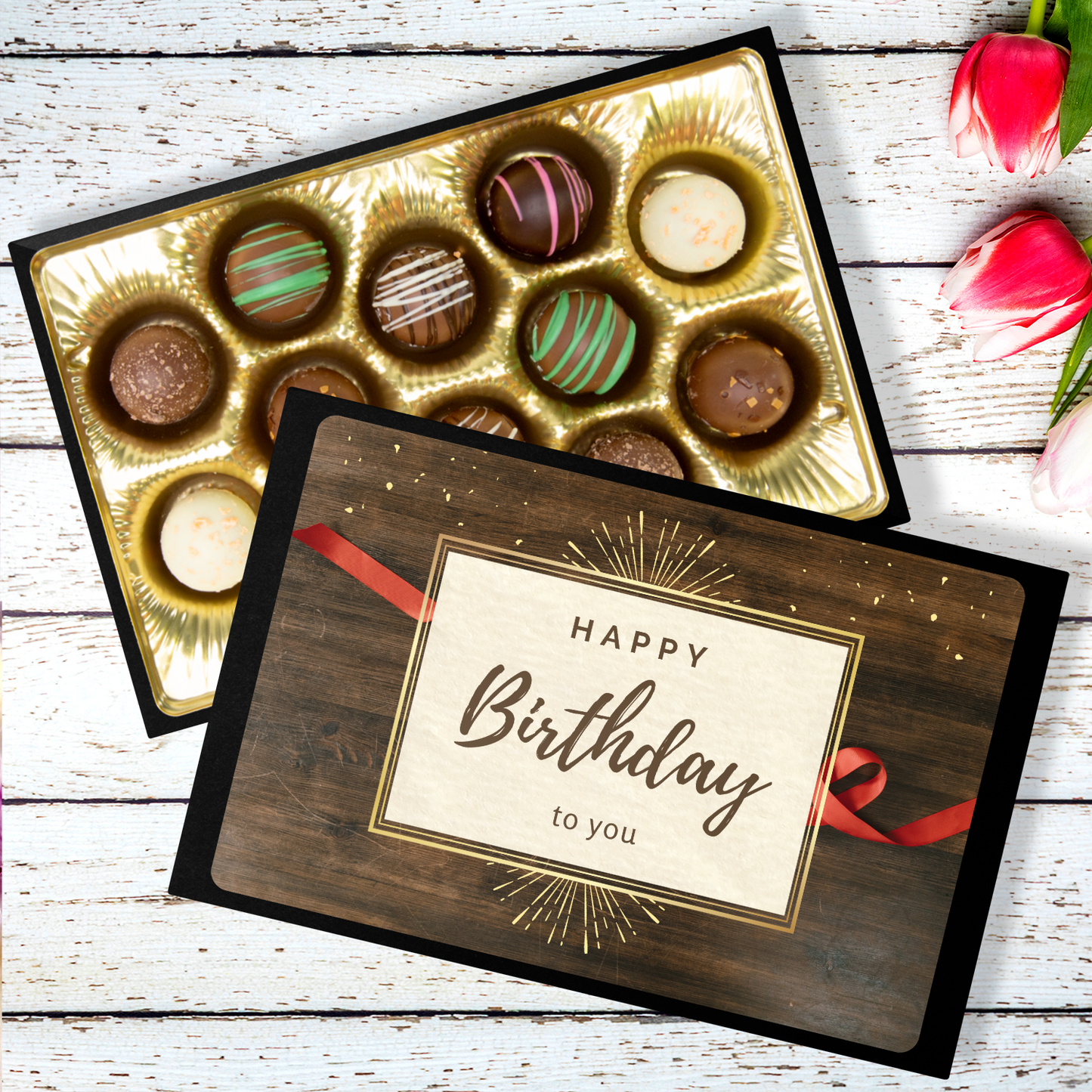 Happy Birthday Chocolates, Box of Chocolates - Mug Project