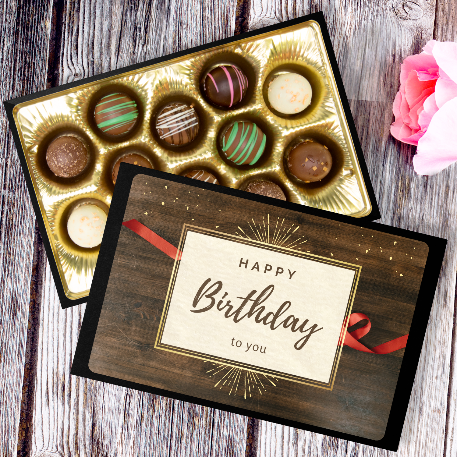 Happy Birthday Chocolates, Box of Chocolates - Mug Project