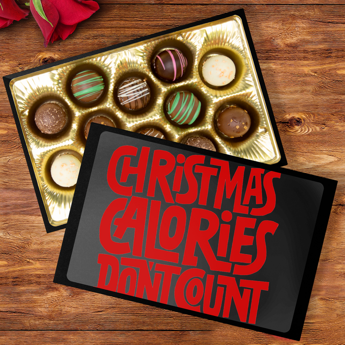 Chocolate Truffles, Christmas Chocolates, Calories Don't Count - Mug Project