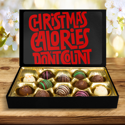 Chocolate Truffles, Christmas Chocolates, Calories Don't Count - Mug Project