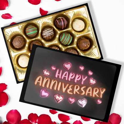 Custom Chocolates, Anniversary Chocolates, Hand Made Chocolate Truffles - Mug Project