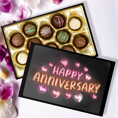 Custom Chocolates, Anniversary Chocolates, Hand Made Chocolate Truffles - Mug Project