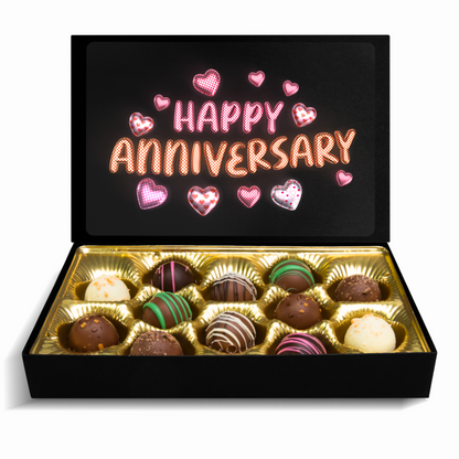 Custom Chocolates, Anniversary Chocolates, Hand Made Chocolate Truffles - Mug Project