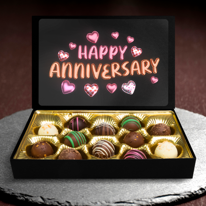 Custom Chocolates, Anniversary Chocolates, Hand Made Chocolate Truffles - Mug Project