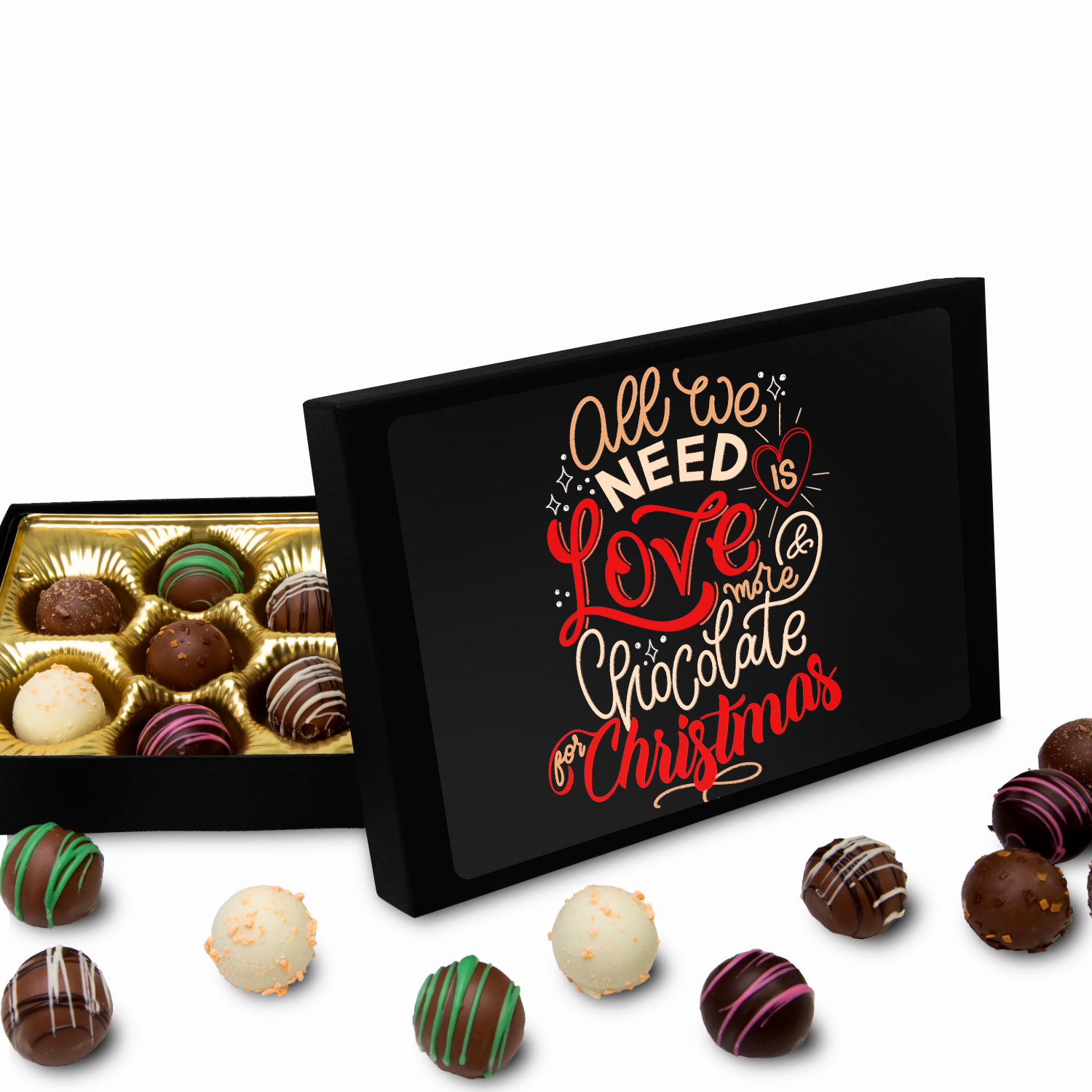 Custom Chocolates, Christmas Chocolates, All We Need - Mug Project