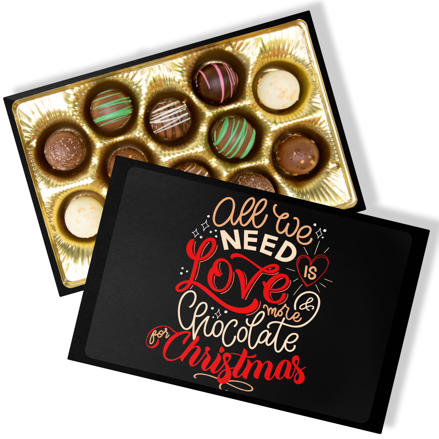 Custom Chocolates, Christmas Chocolates, All We Need - Mug Project