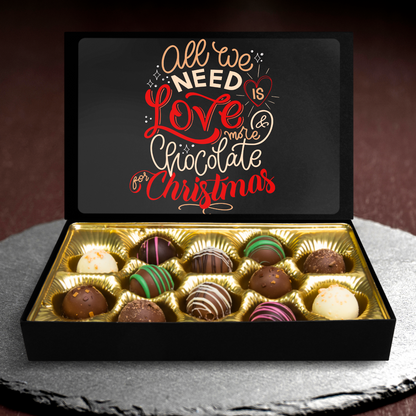 Custom Chocolates, Christmas Chocolates, All We Need - Mug Project