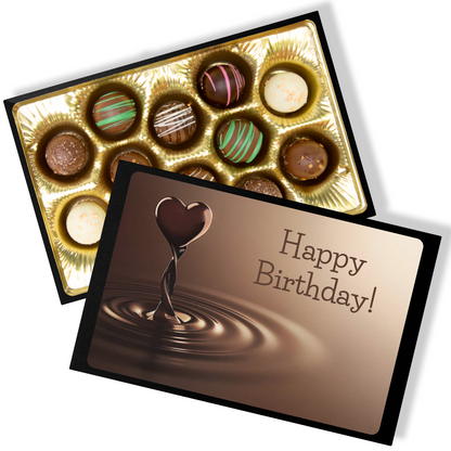 Chocolate Truffles, Hand Made Chocolate, Happy Birthday - Mug Project