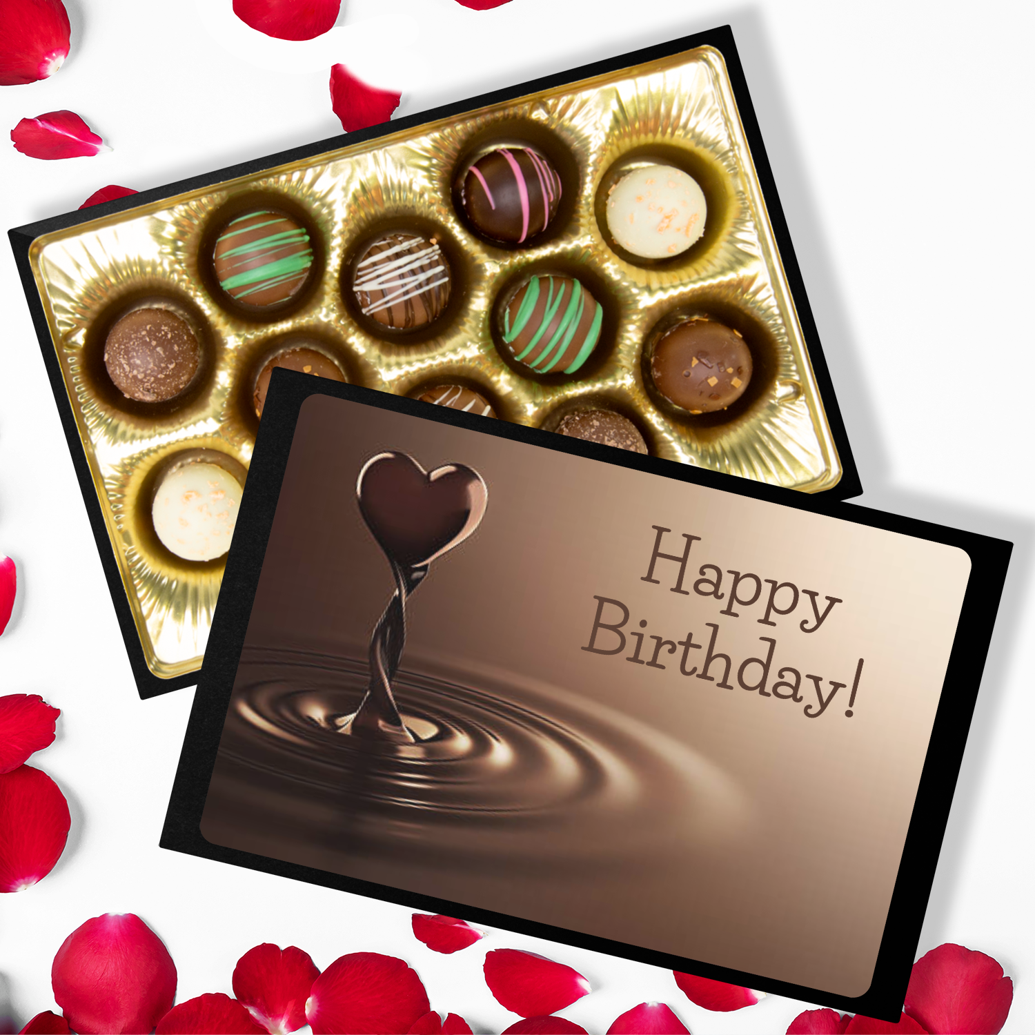 Chocolate Truffles, Hand Made Chocolate, Happy Birthday - Mug Project