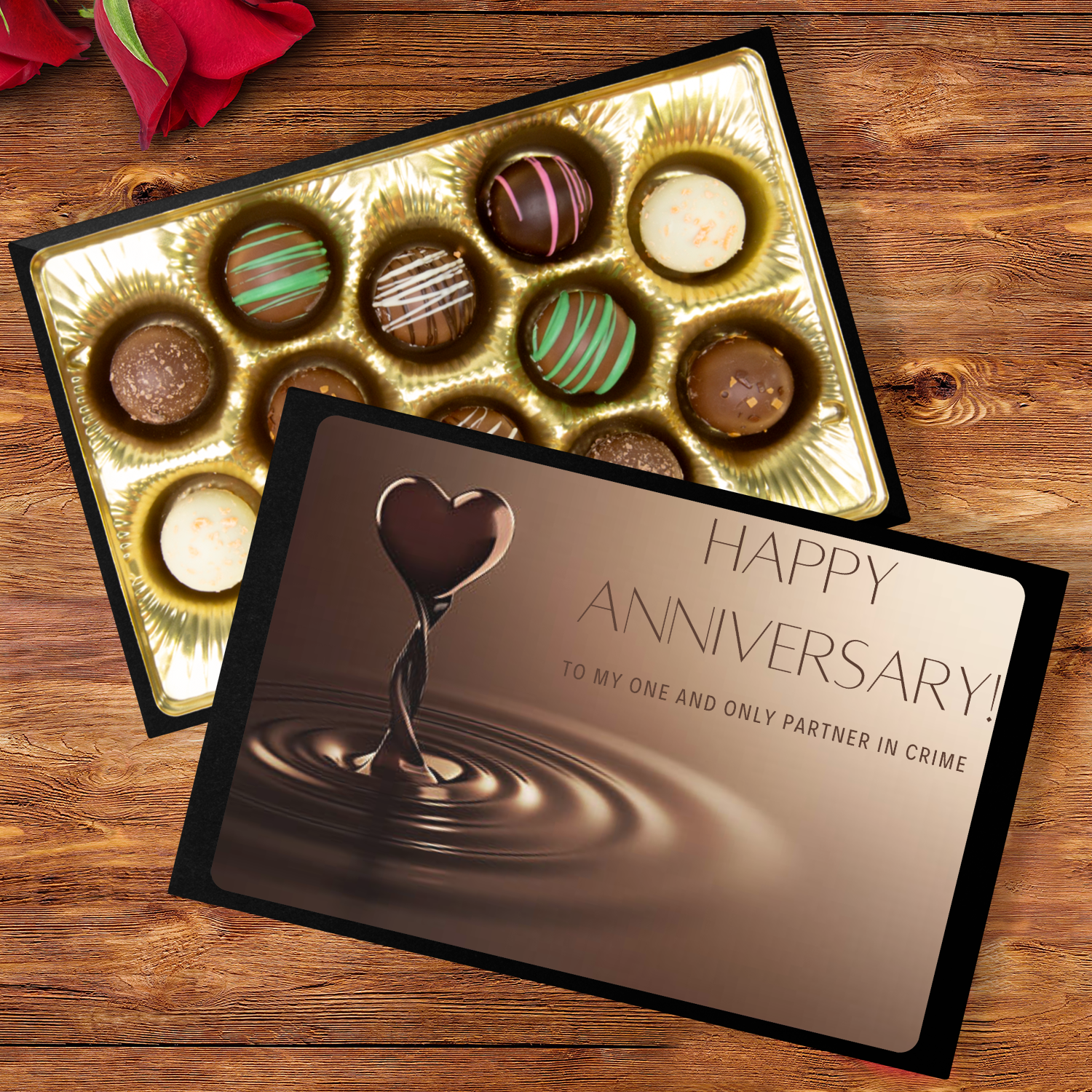 Chocolate Truffles, Chocolate Gift, Happy Anniversary - Mug Project