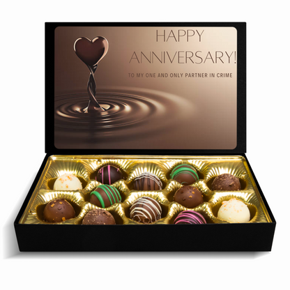 Chocolate Truffles, Chocolate Gift, Happy Anniversary - Mug Project