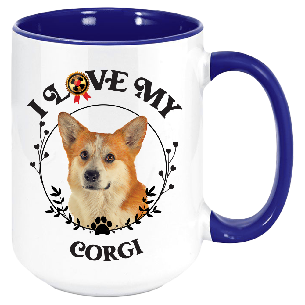 Corgi Coffee Mug Custom Pet Mug Gift For Coffee Fans Pet Coffee Mug Large Coffee Cup