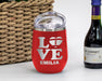 Love American Football - Wine Laser Etched Tumbler - Mug Project