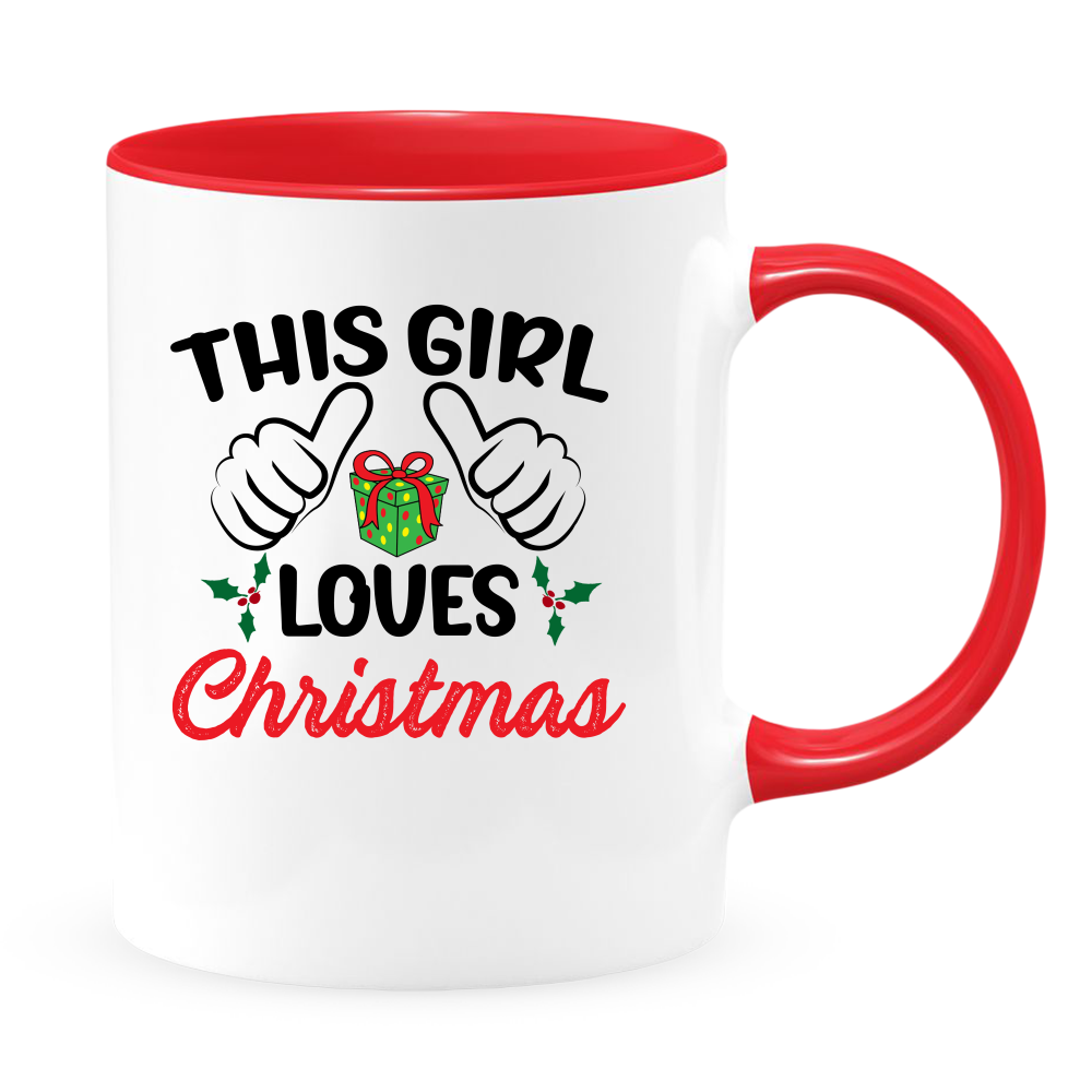 This Girl White Coffee Mug With Colored Inside & Handle - Mug Project | Funny Coffee Mugs, Unique Wine Tumblers & Gifts