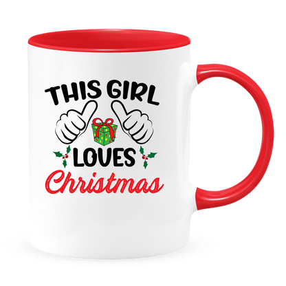 This Girl White Coffee Mug With Colored Inside & Handle - Mug Project | Funny Coffee Mugs, Unique Wine Tumblers & Gifts