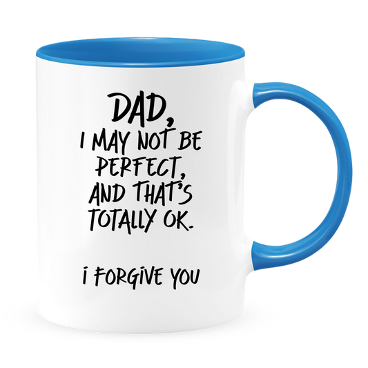 I Forgive You | Colored Inside and Handle Mug - Mug Project