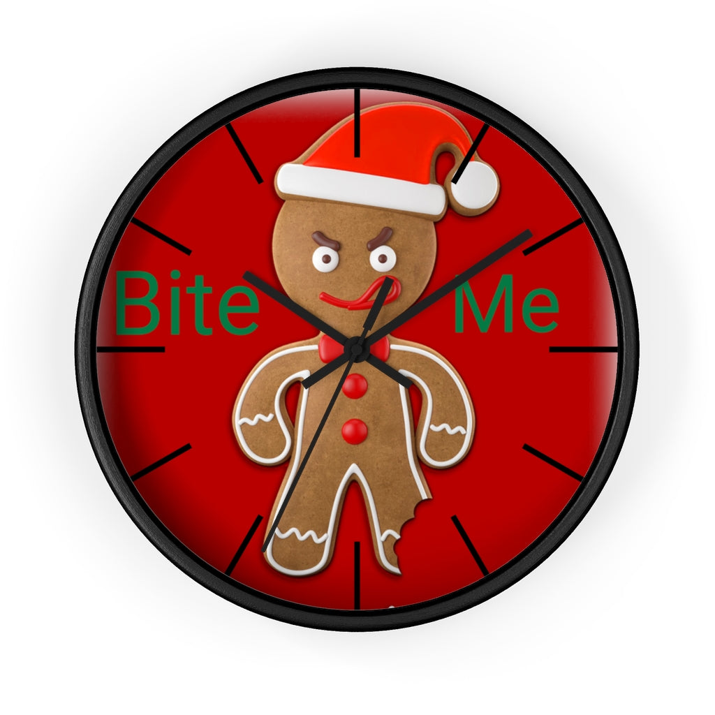 Wall clock, Home Decor Clock, Bite Me, Christmas Clock - Mug Project